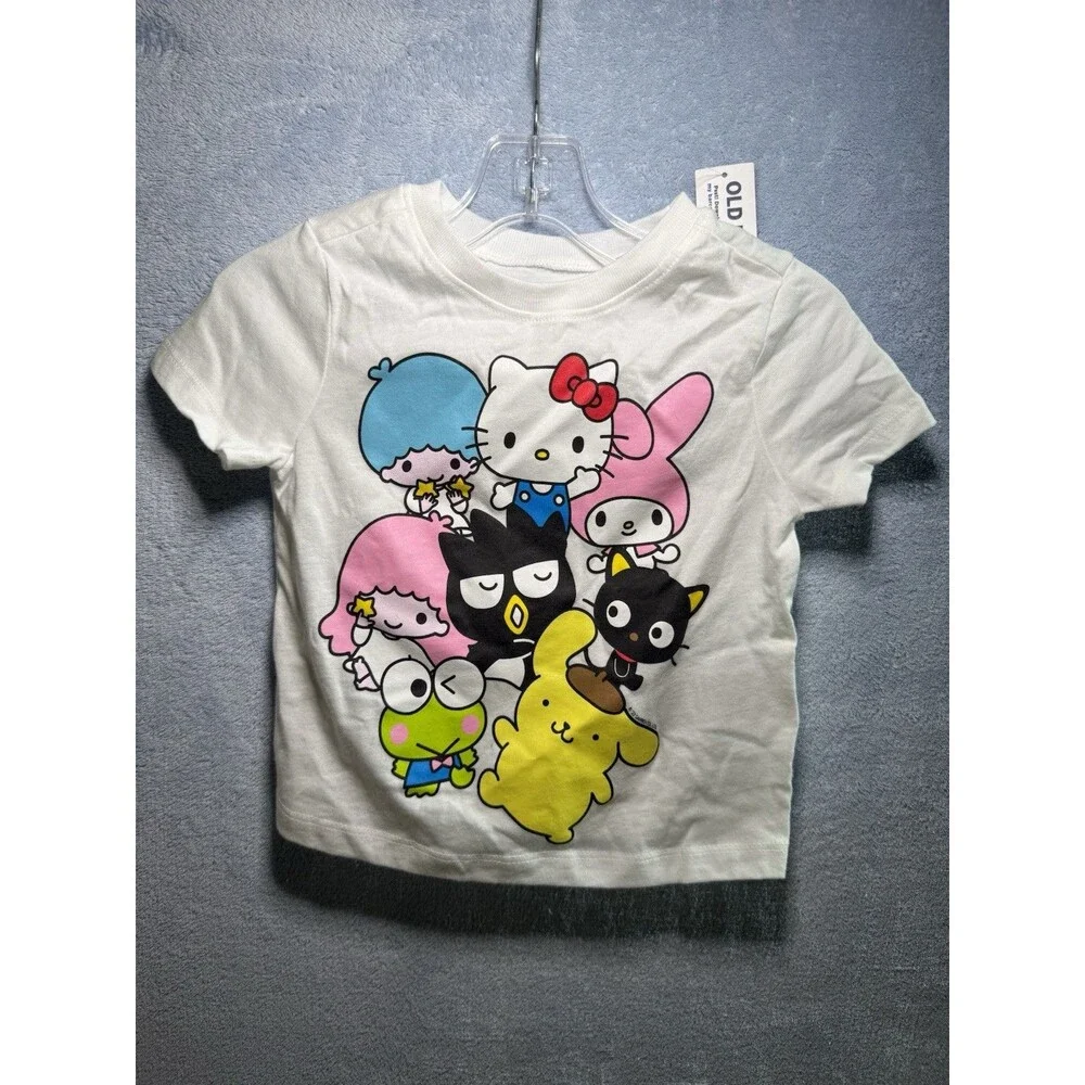 Old Navy Sanrio Hello Kitty Friends Keroppi, Purin, Graphic Tee 12-18 Mos—NWT